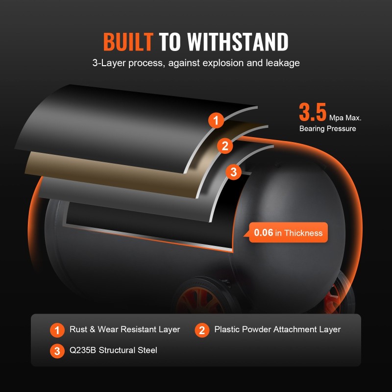 Ilmakompressori öljytön 35,2 litran säiliö 1800 wattia käyntiääni 70 desibeliä pyörillä