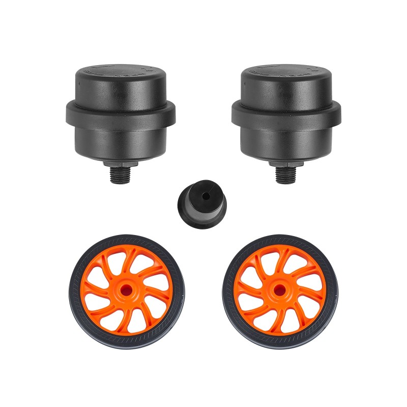 Ilmakompressori öljytön 35,2 litran säiliö 1800 wattia käyntiääni 70 desibeliä pyörillä