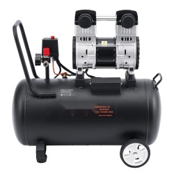 Vaakasuuntainen öljytön ilmakompressori teräs 60 l säiliö 2 hv 125 psi