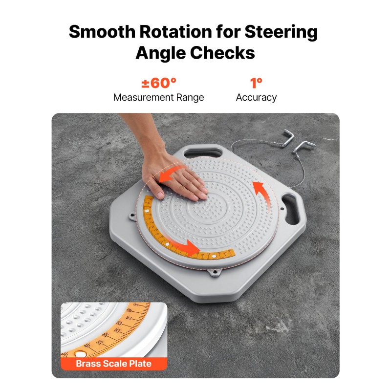 Pyöränsuuntauslevyt hiiliteräs 400x400x50 mm 2 kpl 2 t kantavuus