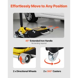 Hydraulinen matalaprofiilinen hallitunkki 3 tonnia alumiini ja teräs kaksoispumpulla 90–500 mm