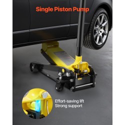 Matalaprofiilinen terästunkki kolmen tonnin kapasiteetti henkilö- ja pakettiautoihin 130–500 millimetriä