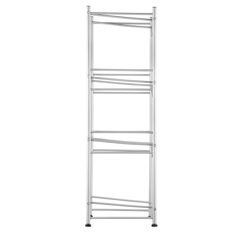 Vesikanisteriteline rautainen nelitasoinen viiden gallonin neljälle pullolle hopea