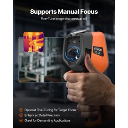 Käsikäyttöinen lämpökamera 384x288 infrapunaresoluutio 5 megapikselin kamera 3,5 tuuman kosketusnäyttö