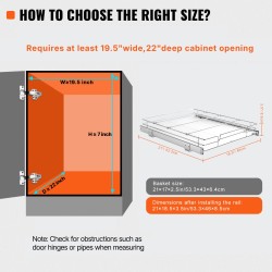 Ulosvedettävä kaappikori kromipinnoitettu teräs 43x53 cm 13 kg keittiöön