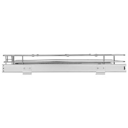 Ulosvedettävä kaappikori kromipinnoitettu teräs 43x53 cm 13 kg keittiöön