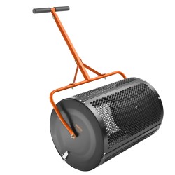 Kompostin levitin teräsrunkoinen 61 cm rumpu säädettävä T-kahva musta