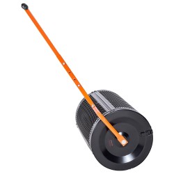 Kompostinlevitin 24 tuuman jauhemaalatulla teräsrungolla säädettävällä T-kahvalla nurmikolle