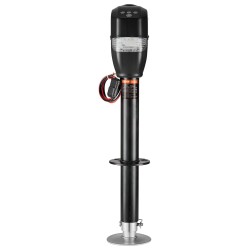 Sähköinen perävaunutunkki hiiliteräs 2267 kg kantavuus 255 860 mm nostoalue 12 V moottori