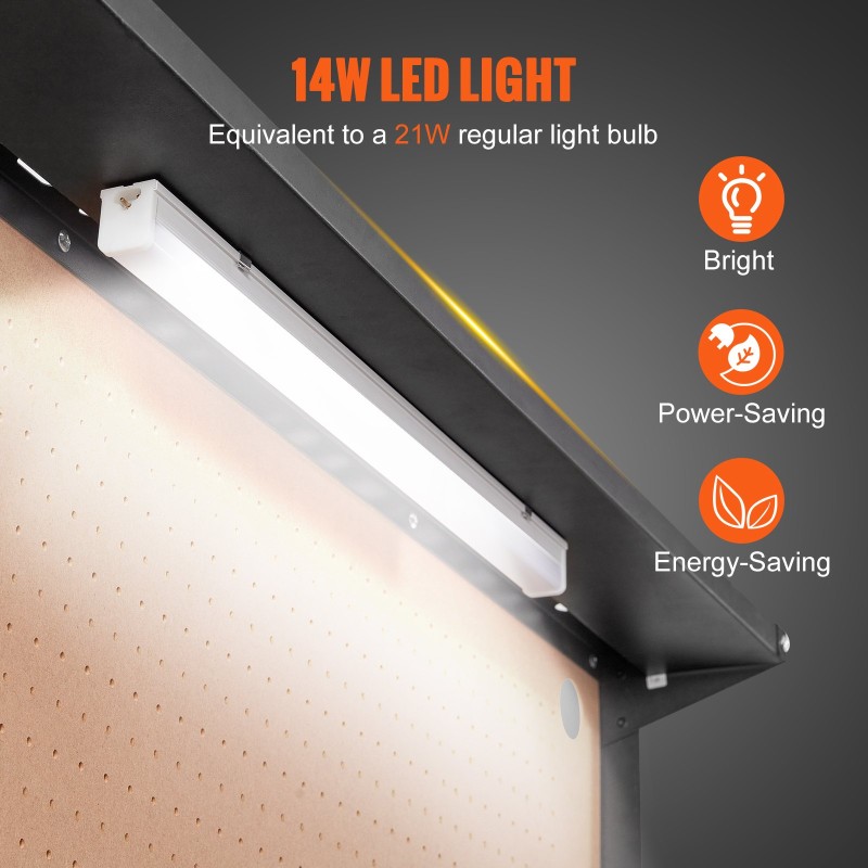 Työpöytä A3 teräsrunko 120x60 cm 12 mm työtaso 100 kg kantavuus