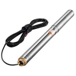 Syväkaivopumppu ruostumatonta terästä 550W 230V 100 l/min 53 m nostokorkeus