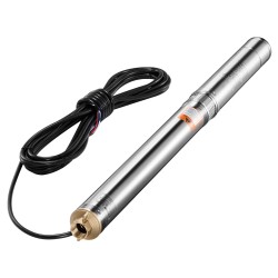 Syväkaivopumppu ruostumatonta terästä 550 wattia 64 metriä 65 l/min virtaus