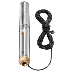 Uppopumppu ruostumattomasta teräksestä 750 watin teho 100 l min 75 m nostokorkeus