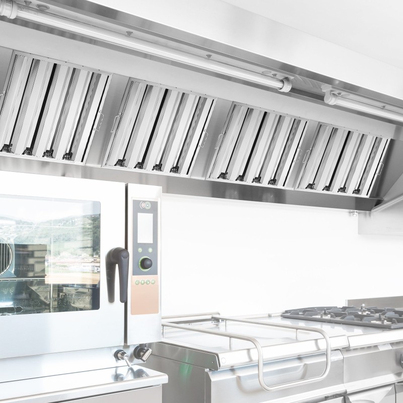 Liesikupusuodatin 430 ruostumaton teräs 493x493x45 mm 1 kpl 4 uralla