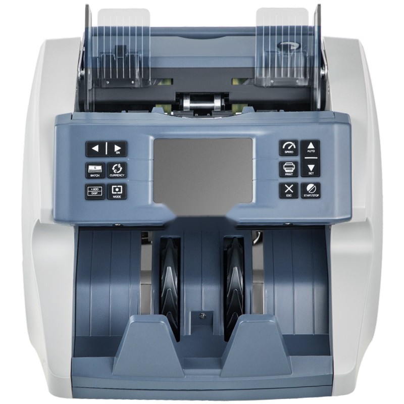 Setelilaskuri 800–1500 seteliä minuutissa väärennösten tunnistus 500 syöttölokero 200 keräyslokero