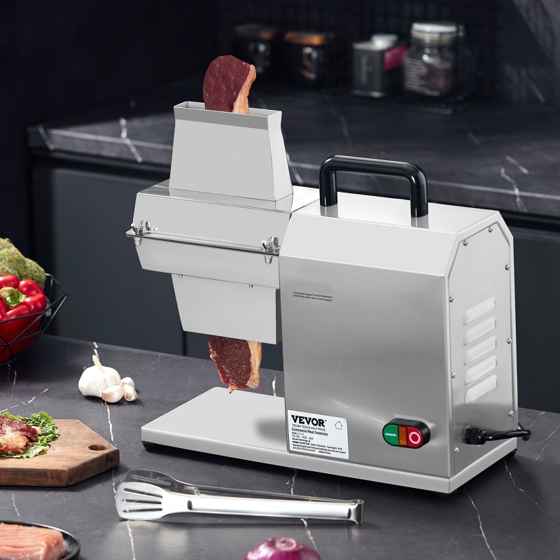 Sähköinen lihanuija ruostumatonta terästä ammattikäyttöön 450 W 54 terää