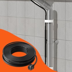 Itsesäätyvä putkien lämmityskaapeli 36,6 m 16,4 W/m sisäänrakennetulla termostaatilla