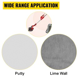 Kipsilevyhiomakone metallirunkoinen 750 W teleskooppivarrella 1,4–1,7 m 225 mm LED-valaistus pölynpoisto