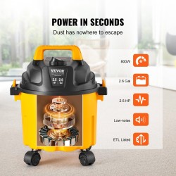 Märkä-kuivaimuri 10 l polypropeeninen säiliö 800 wattia puhallintoiminto lisäsuuttimet