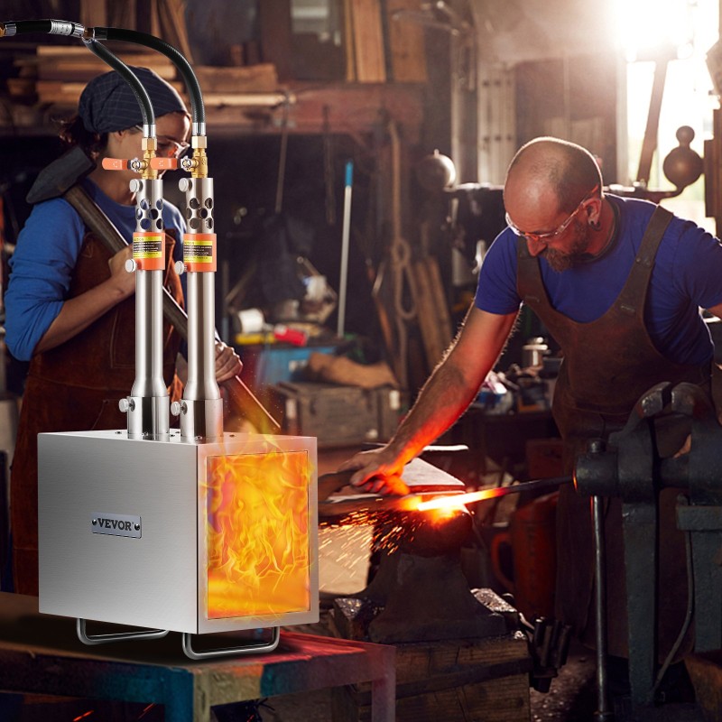 Propaanitaontauuni kannettava 2 polttinta neliökammio 201-ruostumaton teräs 1427 °C