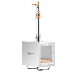 Propaaniahjo 1 polttimella neliöpolttokammio 201-ruostumatonta terästä maksimilämpötila 1427 celsiusastetta kannettava