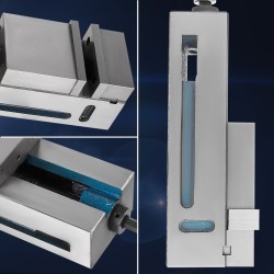 Penkkipuristin QT500 pallografiittivalurauta 100 mm leukojen leveys kiinteä leuka jyrsinkoneisiin