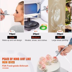 Kynäruiskusarja kannettava kompressorilla kaksitoiminen kupari ja alumiini elintarvikekäyttöön