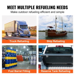 Polttoaineensiirtopumppu 12 V 75,7 l/min 0,25 hv valurauta alumiiniseos keräyslaatikolla