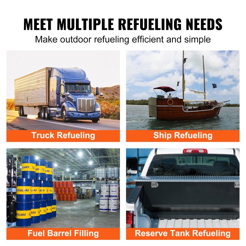 Polttoaineensiirtopumppu 12 V 75,7 l/min 0,25 hv valurauta alumiiniseos keräyslaatikolla