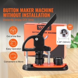 Nappikone muovinen 32 mm stanssilla käyttövalmis 500 kpl nappiosia