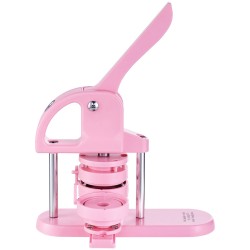 Pinssikone muovinen ergonominen kahva muotit 25/32/58 mm 300 kpl osia vaaleanpunainen