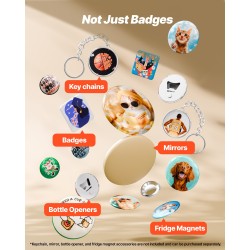 Rintanappikone ABS-muovi neliö 50 x 50 mm tinakannet muovitaustat magneettitaustat läpinäkyvät suojakalvot