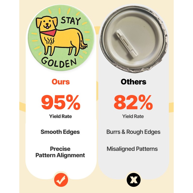 Nappikone ABS-muovi 75 mm 100 kpl nappiosia rintanappeihin pinsseihin avaimenperiin vihreä