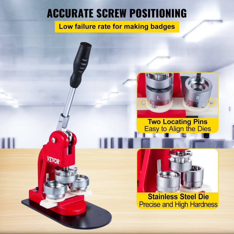 Nappikone 44 mm täysmetallinen 1000 nappisarjaa rintamerkkien valmistukseen