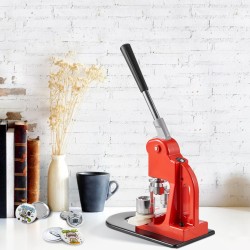 Nappimerkkikone 25 mm manuaalinen rautarunko ABS-muovi 500 osaa ympyräleikkuri taikakirja