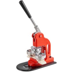 Nappimerkintäkone 58 mm rauta ja ABS-muovi manuaalinen 500 kpl nappiosia ympyräleikkurilla taikakirjalla