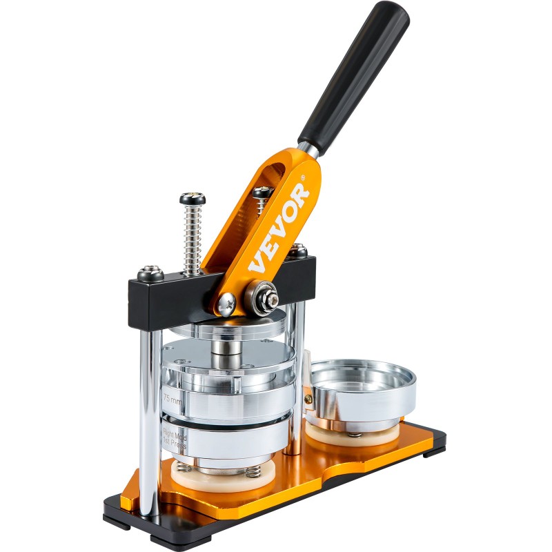 Nappimerkkikone 75 mm manuaalinen teräs ja alumiiniseos 500 kappaletta merkkiosia