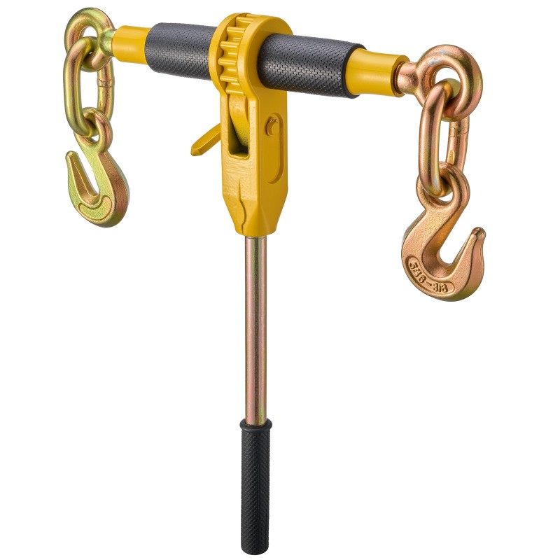 Räikkäkiristin valuteräs G80 ketjuille 0,8–0,9 cm irrotettavalla kahvalla 3220 kg