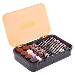 Pyörivän työkalun tarvikesarja 357 osaa 3 2 mm varsi säilytyslaatikolla