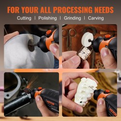 Pyörivän työkalun tarvikesarja 357 osaa 3,2 mm varsi säilytyslaatikolla