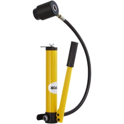 Hydraulinen lävistinsarja 10 tonnia 6 lävistintä 1/2–2 tuumaa teräs alumiini muovi