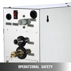 Höyrygeneraattori 4 kW 304-ruostumattomasta teräksestä TC-135-ohjaimella ja sisäänrakennetulla vesisäiliöllä