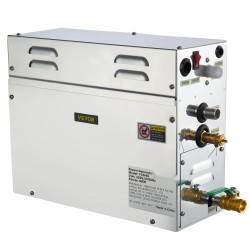 Höyrygeneraattori 4 kW 304-ruostumattomasta teräksestä TC-135-ohjaimella ja sisäänrakennetulla vesisäiliöllä