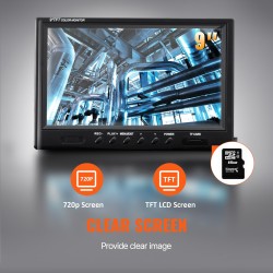 Viemärikamera 22,9 cm 720p näyttö 70 m kaapeli IP68 303 ruostumaton teräs