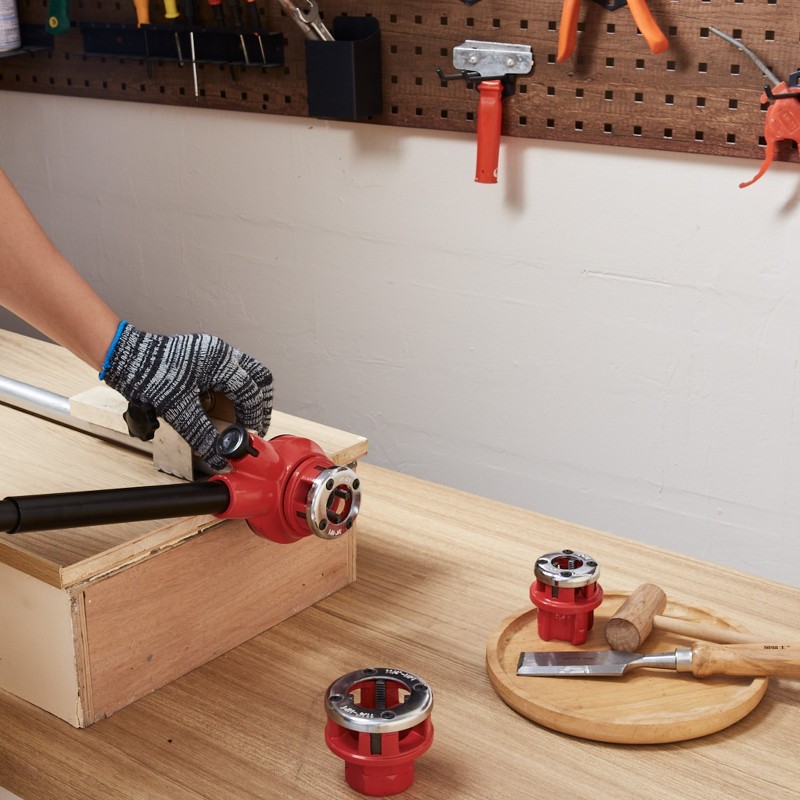 Käsikäyttöinen räikkäputkikierretinsetti NPT-kierteille 1/2 3/4 1 tuuman sinkityille alumiini rauta kupari