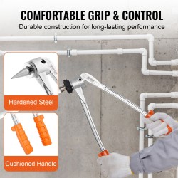 Käsikäyttöinen PEX-putkilaajennin karkaistusta teräksestä 3 laajennuspäätä 1/2 3/4 ja 1 tuumaa