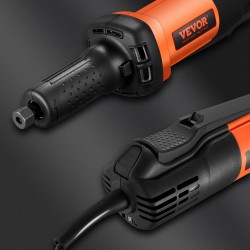 Suora jyrsintä 6,4 mm istukalla 820 W 7000–30000 kierrosnopeus 6-portainen säätö