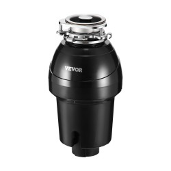 Ruokajätemurskain 1,25 hv tasavirtamoottori 4060 kierrosta minuutissa jatkuvasyötteinen ABS-kotelo ruostumaton teräs