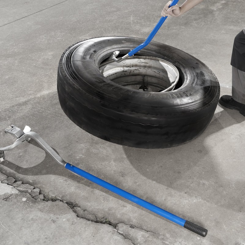 Renkaan asennus- ja irrotustyökalu teräs 571–622 millimetriä 3-osainen sarja ilman sisäkumia