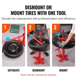 Manuaalinen renkaanvaihtaja Q235B-teräs 8–16 tuumaa henkilöautoille ja katumaastureille